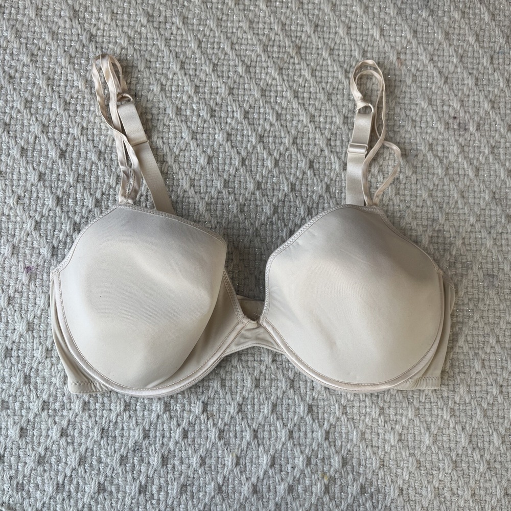 LE MYSTERE L'Image Collection 155 Linguine Strap T-shirt Bra 38D underwire